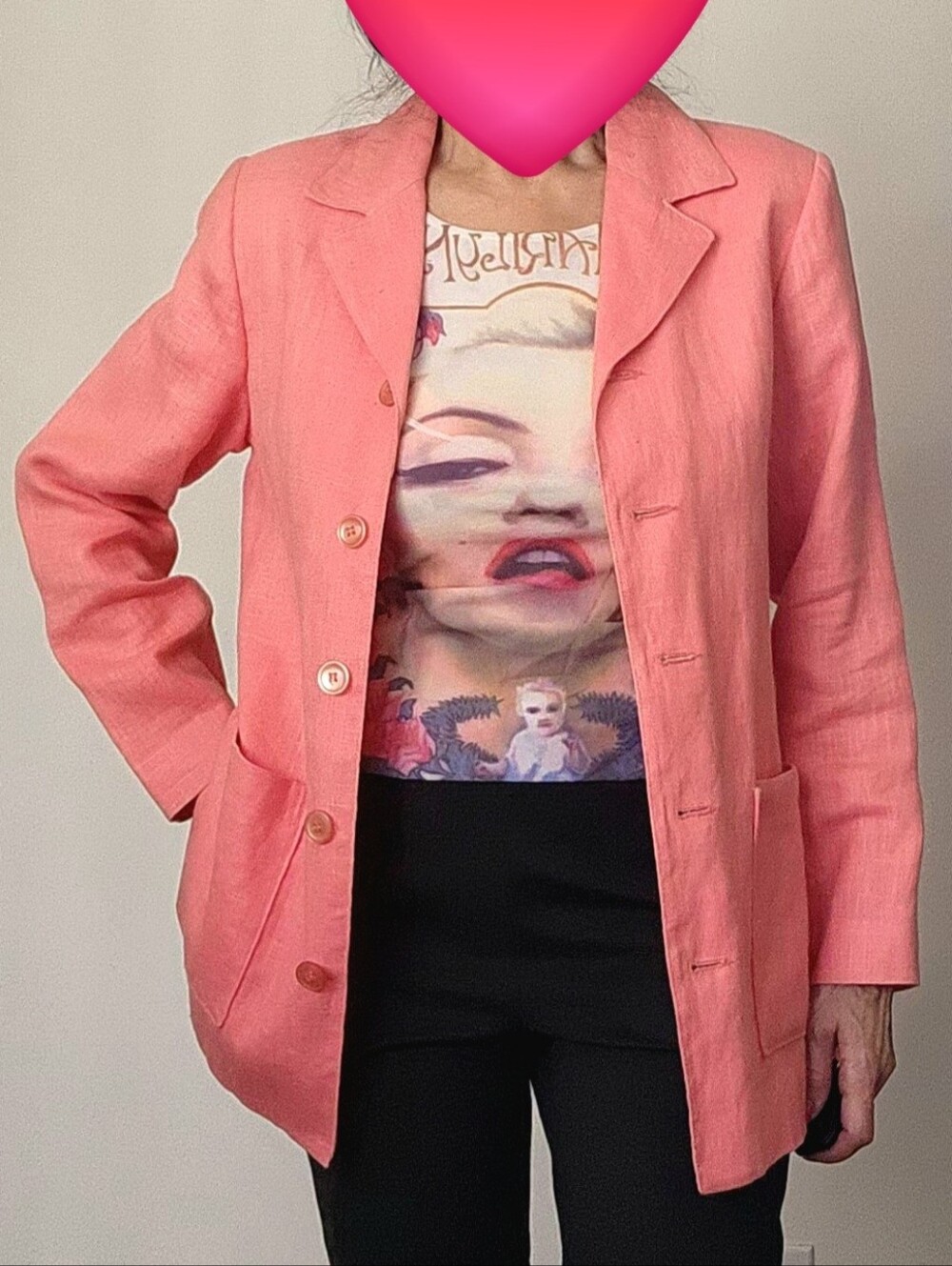 Harvé Benard by Benard Holtzman
Linen Blazer Jacket